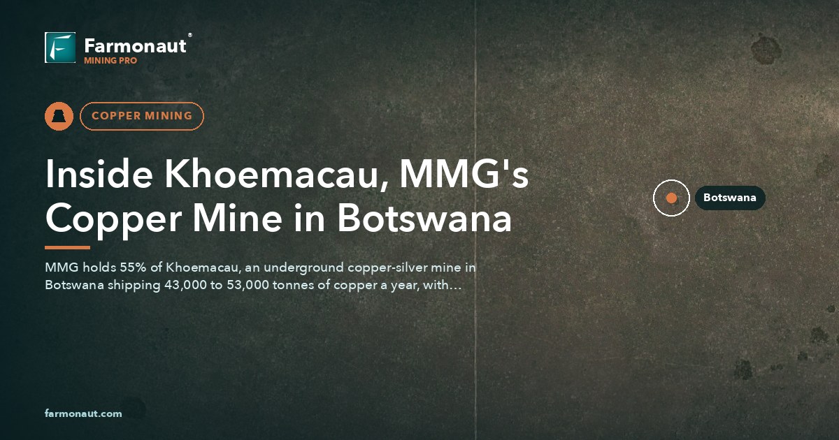 Inside Khoemacau, Mmg'S Copper Mine In Botswana