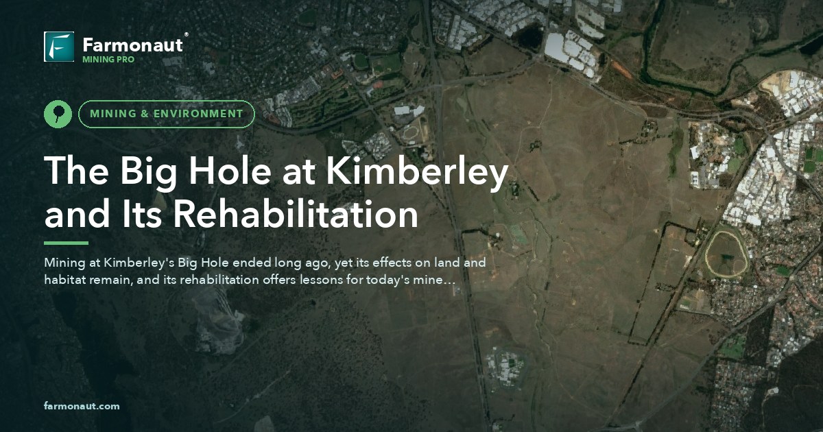 Kimberley Mine Big Hole Mining: Rehabilitation Lessons 70 The Big Hole At Kimberley And Its Rehabilitation