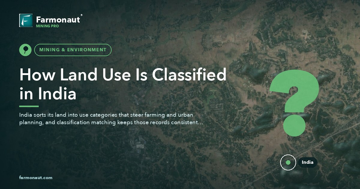 How Land Use Is Classified In India
