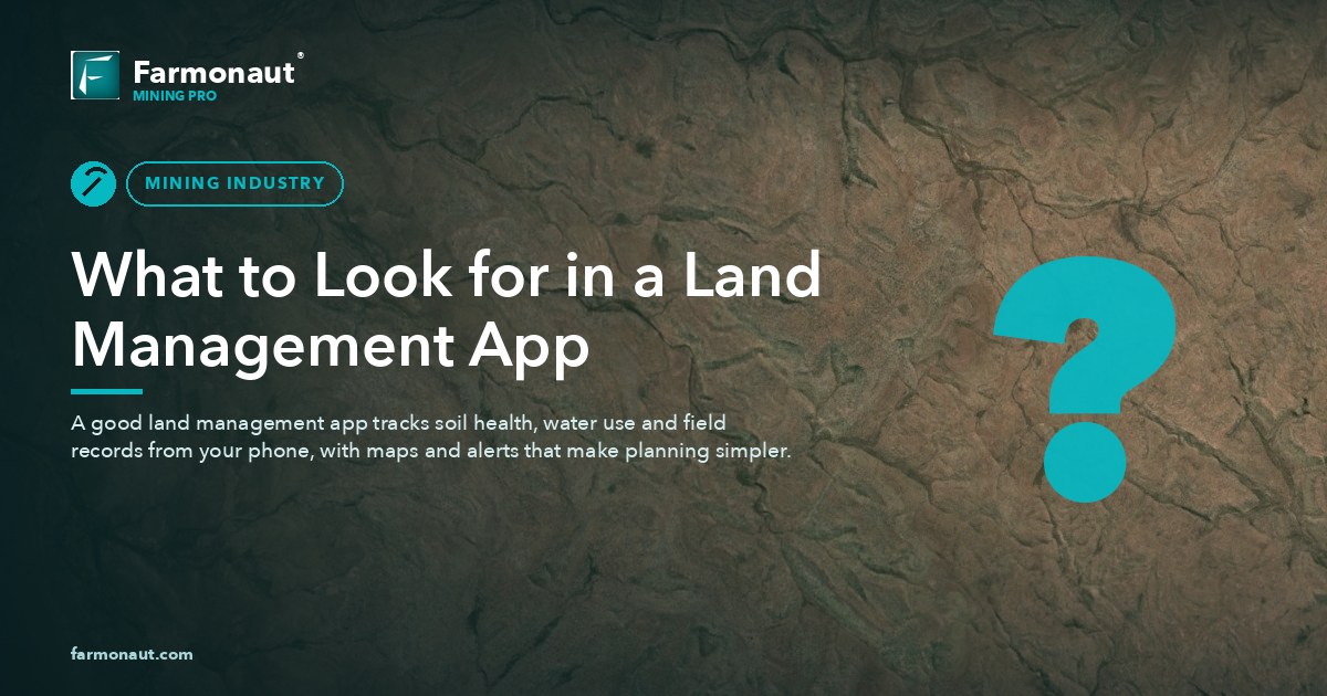 What To Look For In A Land Management App