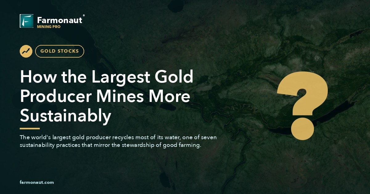How The Largest Gold Producer Mines More Sustainably