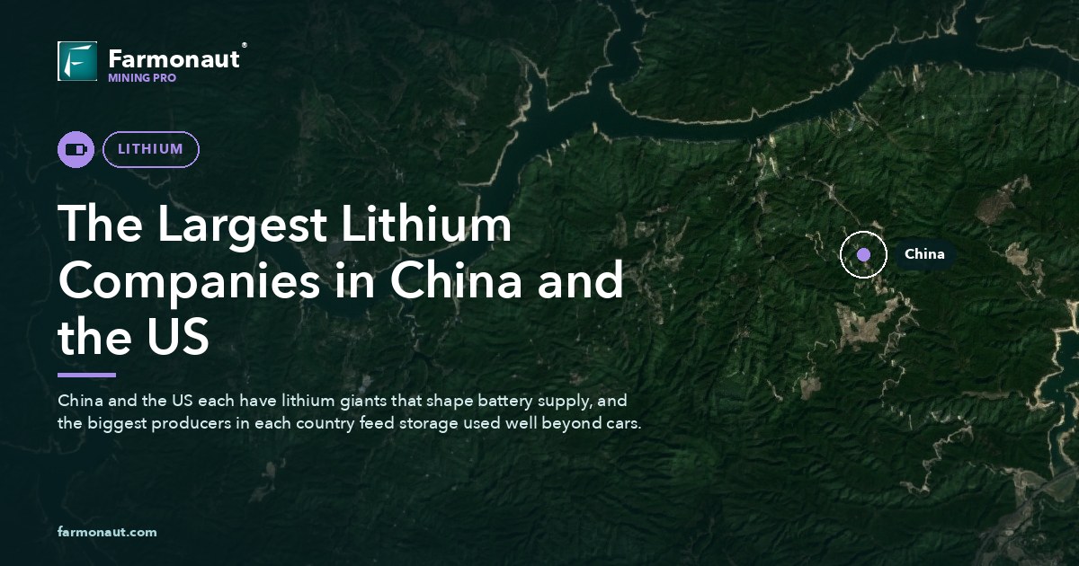 The Largest Lithium Companies In China And The Us