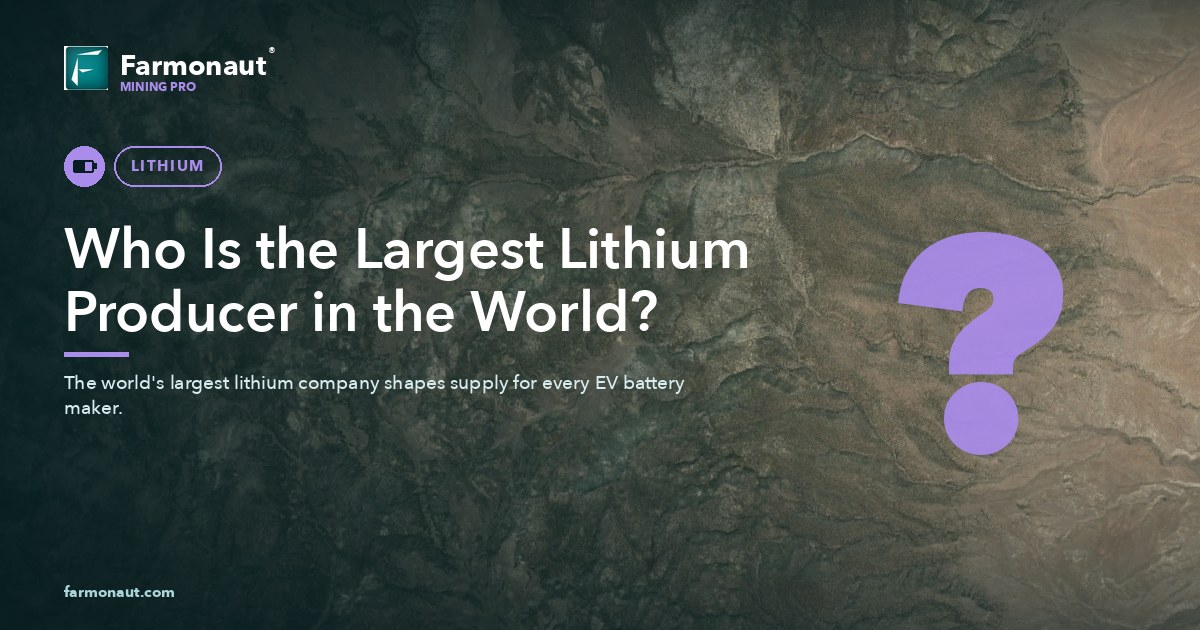 Who Is The Largest Lithium Producer In The World?