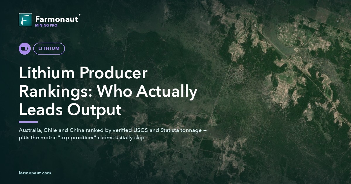 Lithium Producer Rankings: Who Actually Leads Output