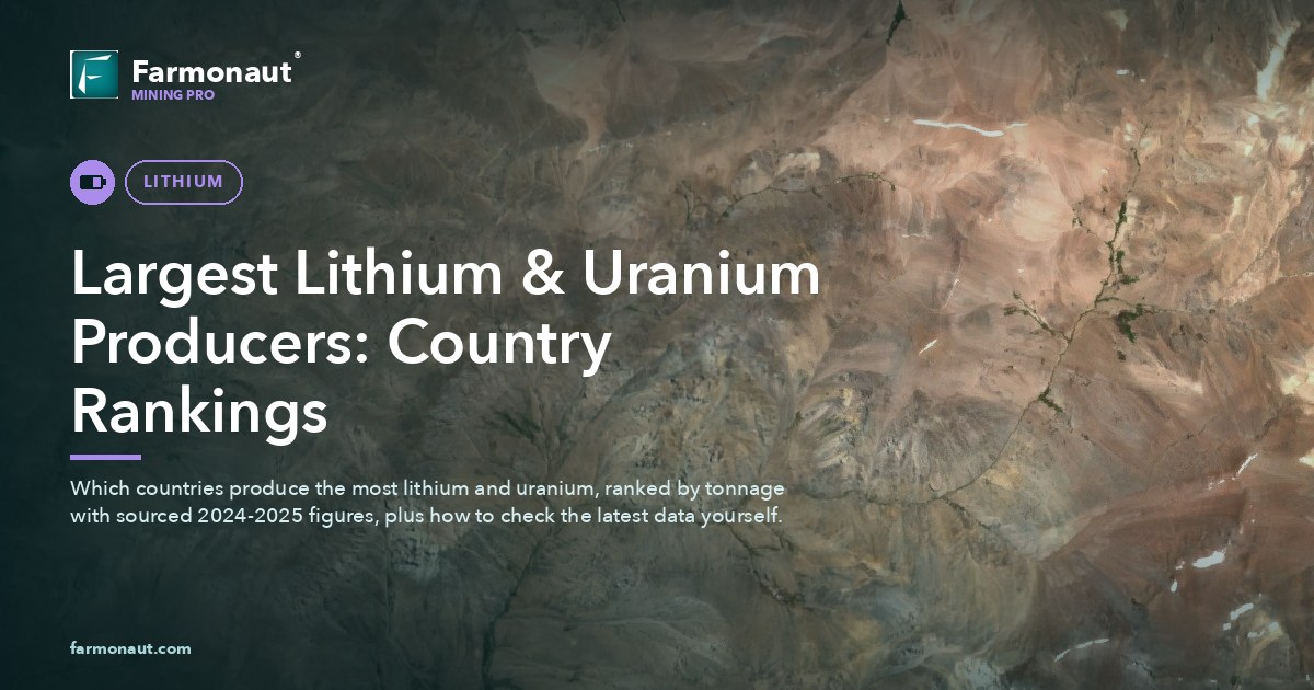 Largest Lithium &Amp; Uranium Producers: Country Rankings