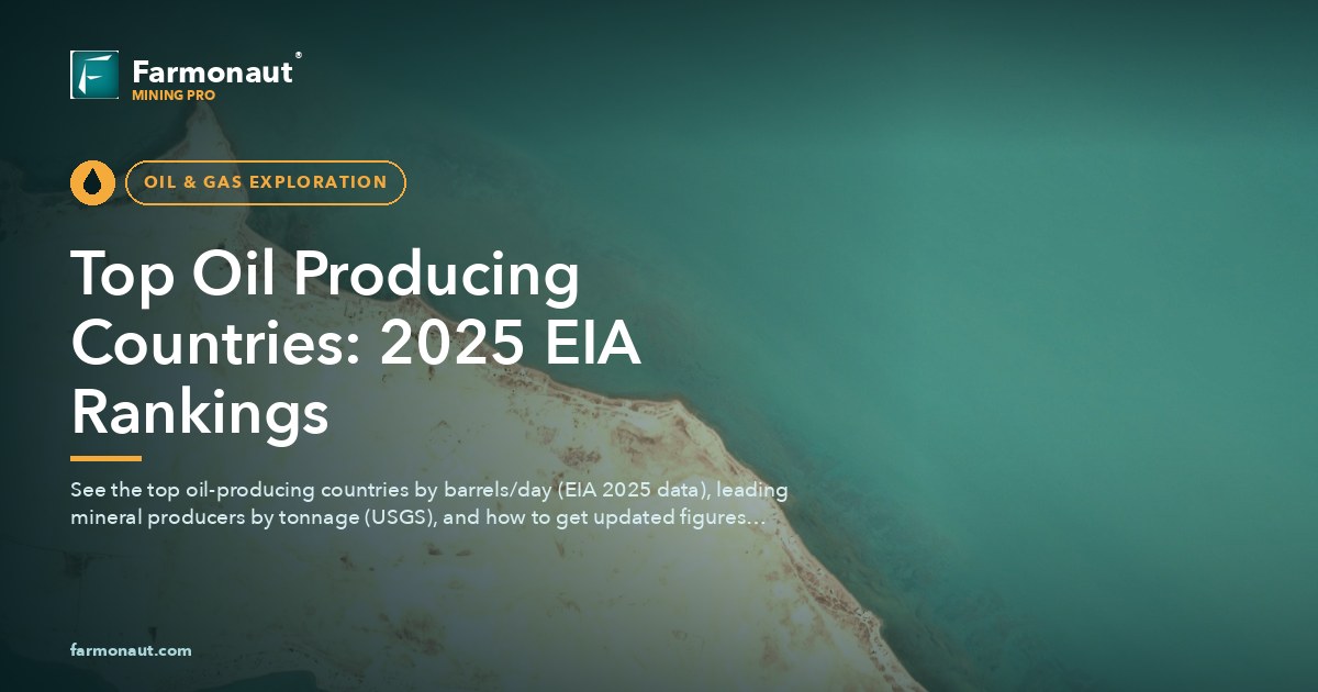 Top Oil Producing Countries: 2025 Eia Rankings