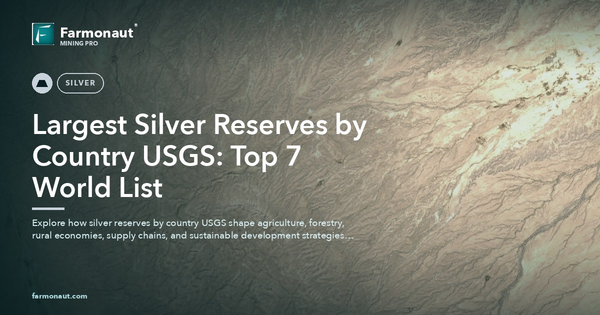 Largest Silver Reserves By Country Usgs: Top 7 World List