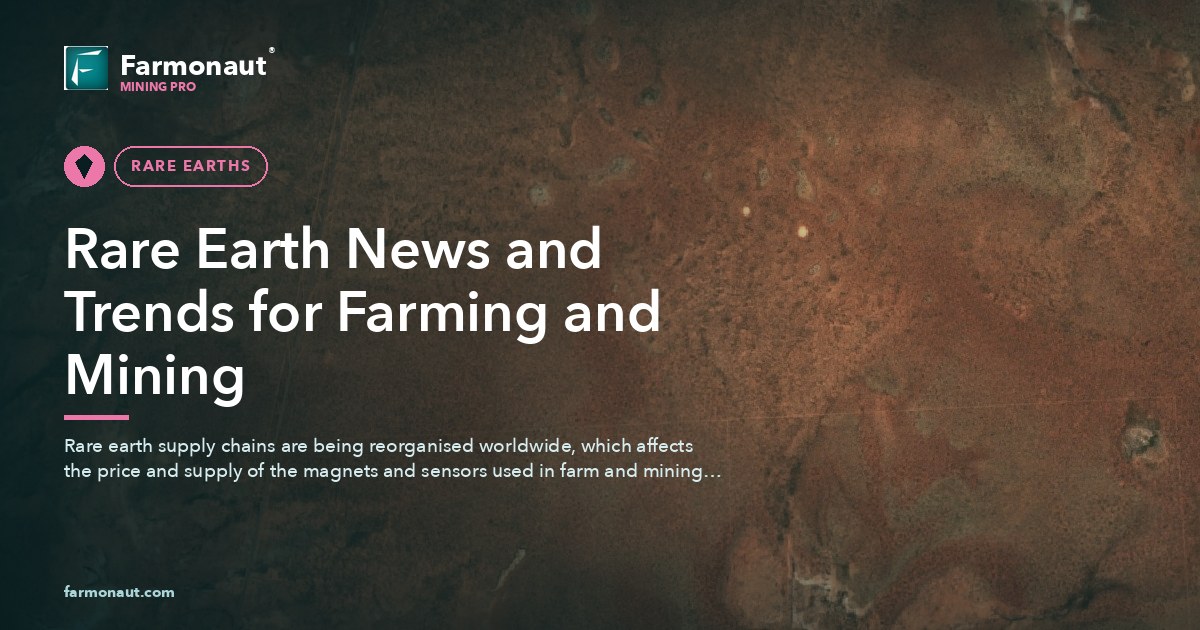 Rare Earth News And Trends For Farming And Mining