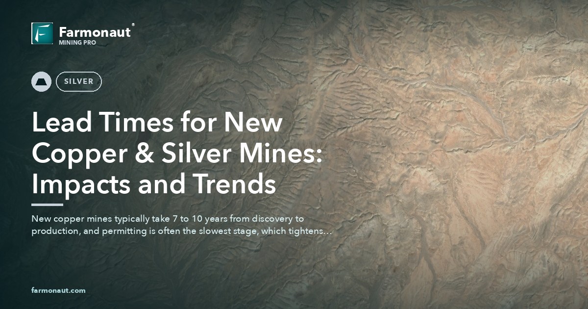 Lead Times For New Copper &Amp; Silver Mines: Impacts And Trends