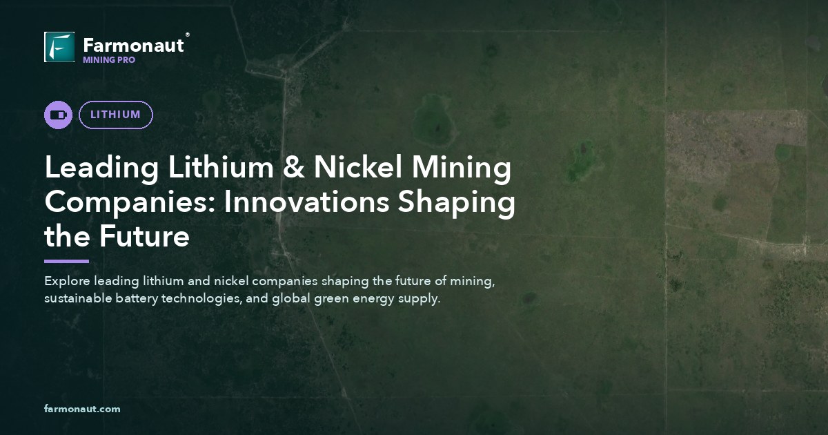 Leading Lithium &Amp; Nickel Mining Companies: Innovations Shaping The Future