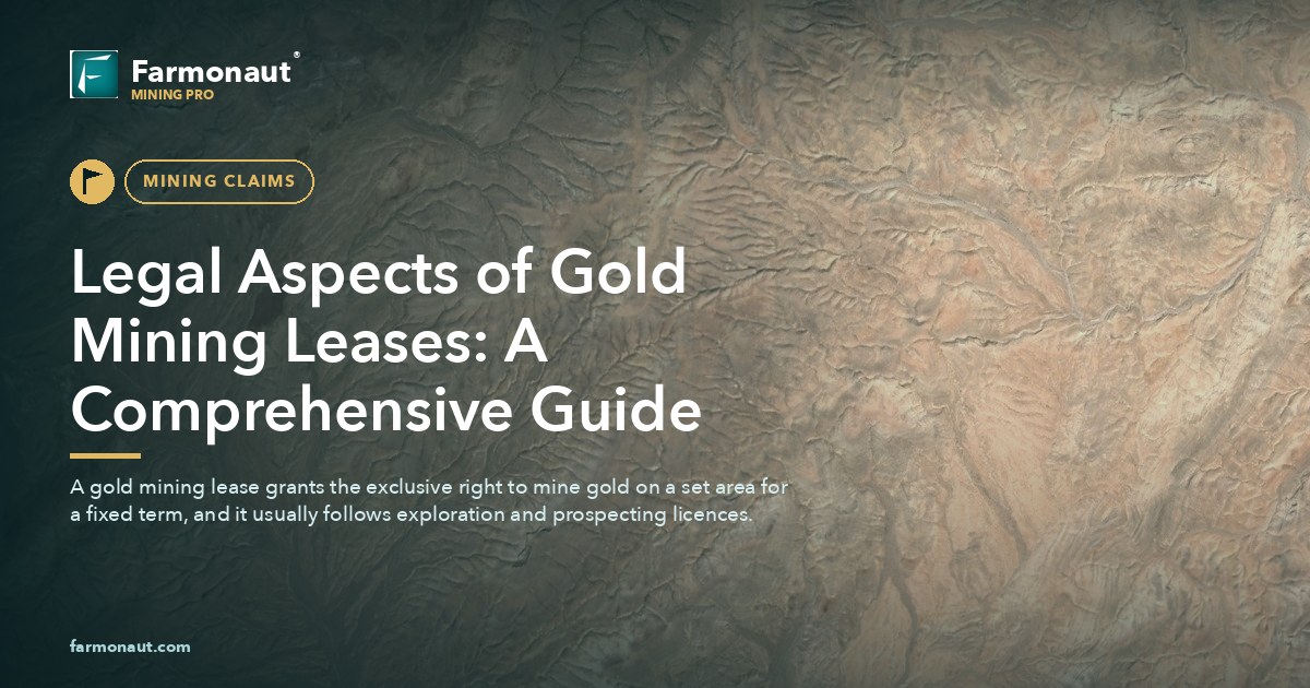 Legal Aspects Of Gold Mining Leases: A Comprehensive Guide 74 Legal Aspects Of Gold Mining Leases: A Comprehensive Guide
