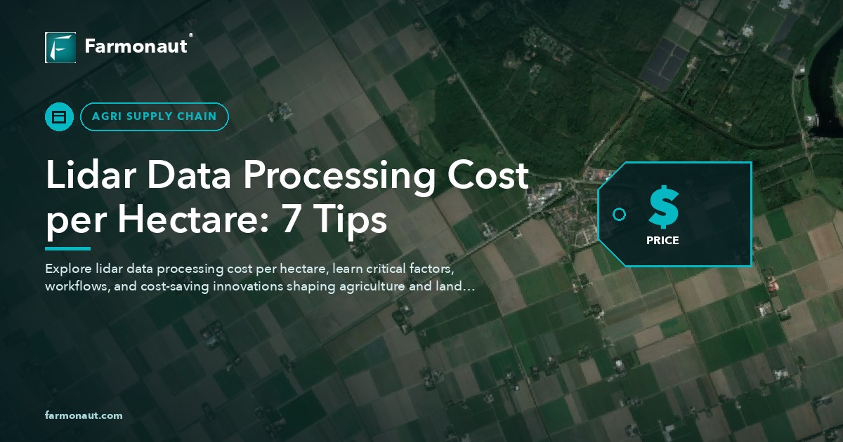 Lidar Data Processing Cost Per Hectare: 7 Tips