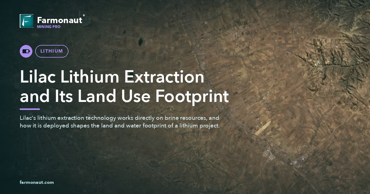 Lilac Lithium Extraction And Its Land Use Footprint