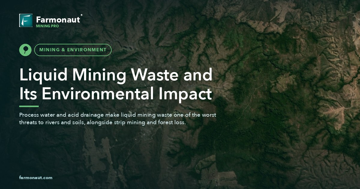 Liquid Mining Waste And Its Environmental Impact
