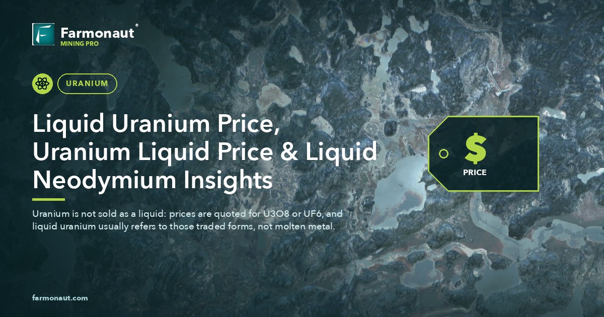 Liquid Uranium Price, Uranium Liquid Price &Amp; Liquid Neodymium Insights