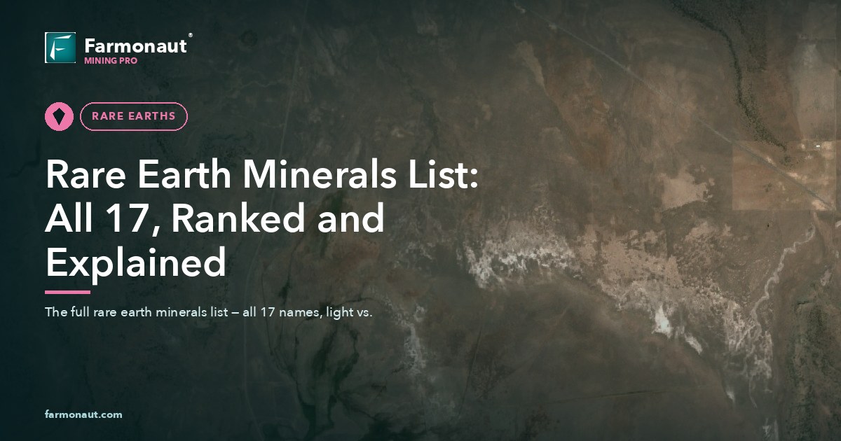 Rare Earth Minerals List: All 17, Ranked And Explained