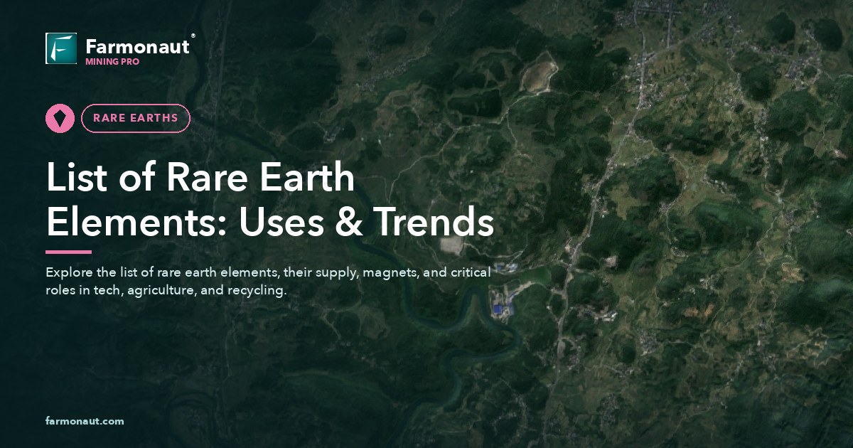 List Of Rare Earth Elements: Uses &Amp; Trends