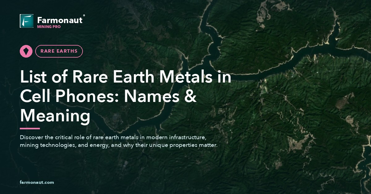 List Of Rare Earth Metals In Cell Phones: Names &Amp; Meaning
