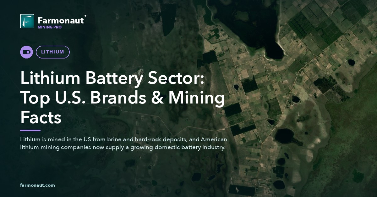 Lithium Battery Sector: Top U.s. Brands &Amp; Mining Facts