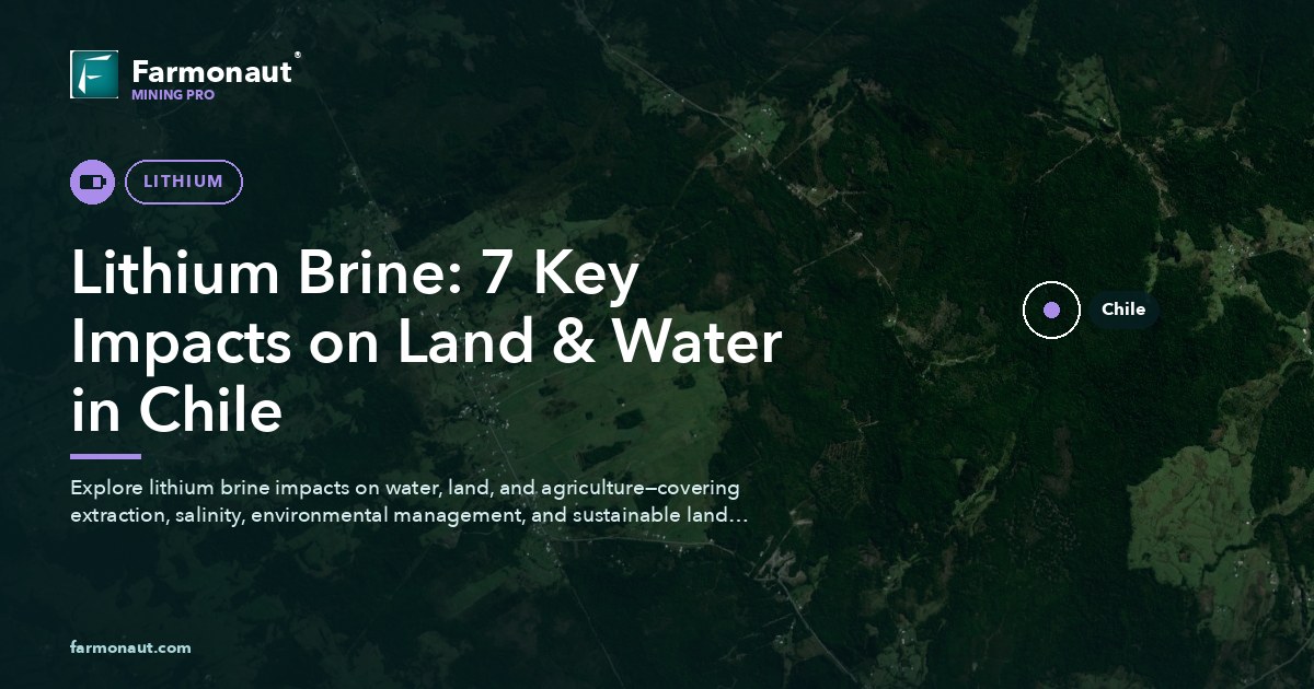 Lithium Brine: 7 Key Impacts On Land &Amp; Water In Chile