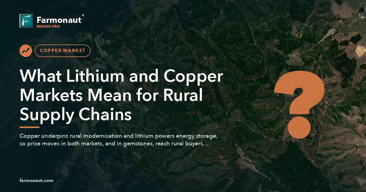 What Lithium And Copper Markets Mean For Rural Supply Chains