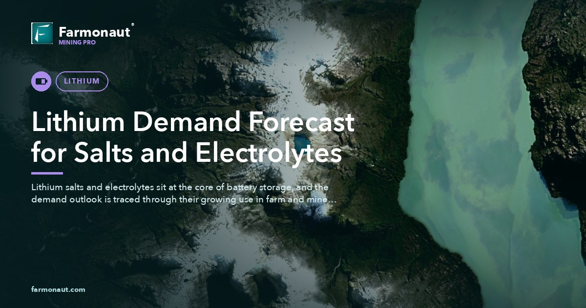 Lithium Demand Forecast For Salts And Electrolytes