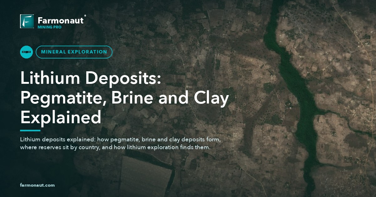 Lithium Deposits: Pegmatite, Brine And Clay Explained