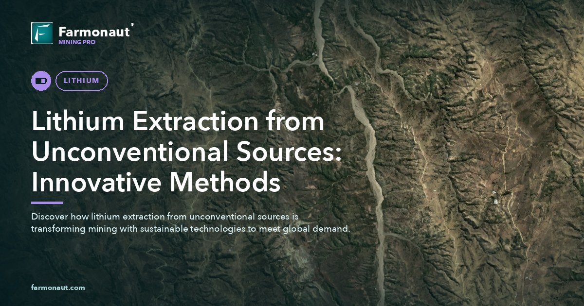 Lithium Extraction From Unconventional Sources: Innovative Methods
