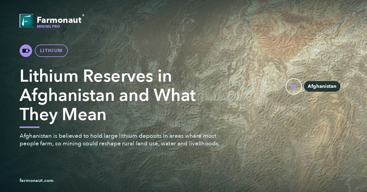 Lithium Reserves In Afghanistan And What They Mean