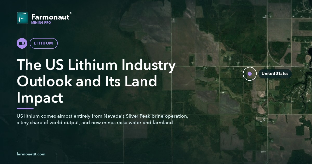 The Us Lithium Industry Outlook And Its Land Impact