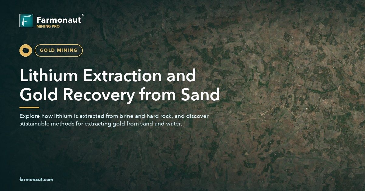 Lithium Extraction And Gold Recovery From Sand