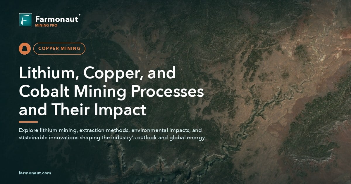 Lithium, Copper, And Cobalt Mining Processes And Their Impact