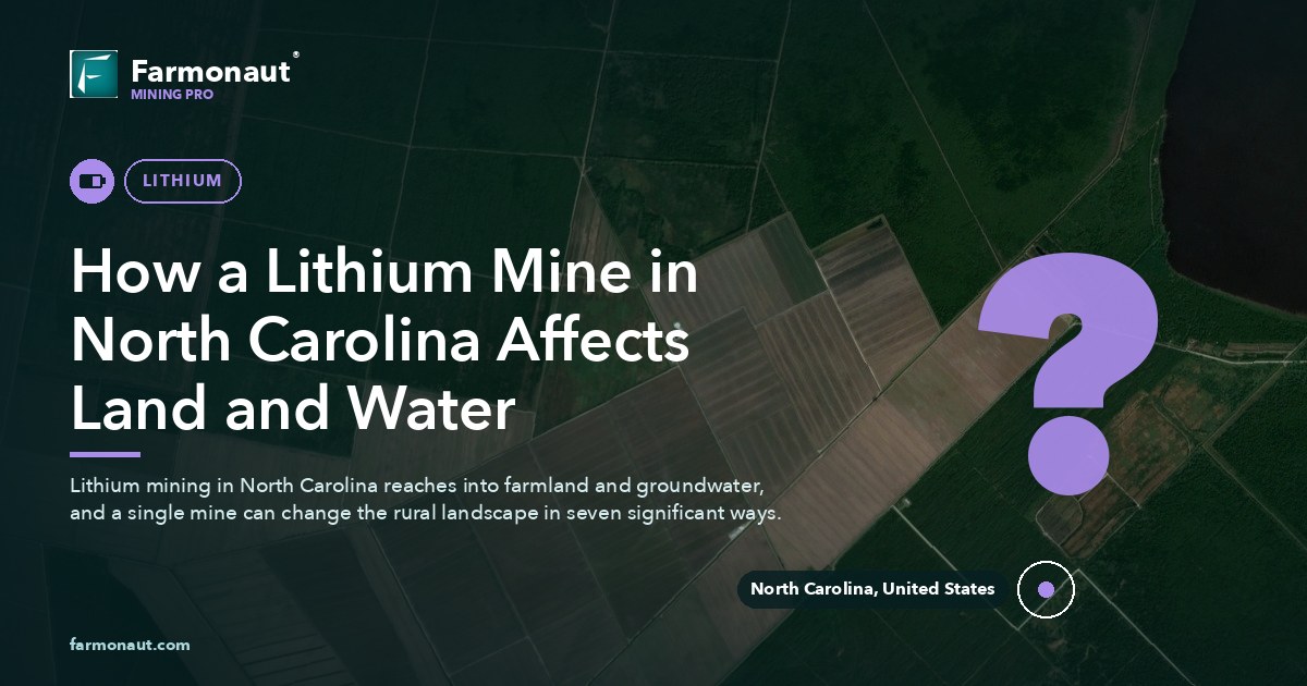 How A Lithium Mine In North Carolina Affects Land And Water