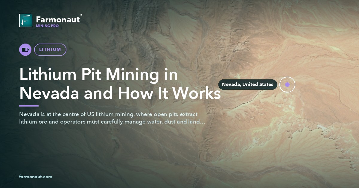 Lithium Pit Mining In Nevada And How It Works