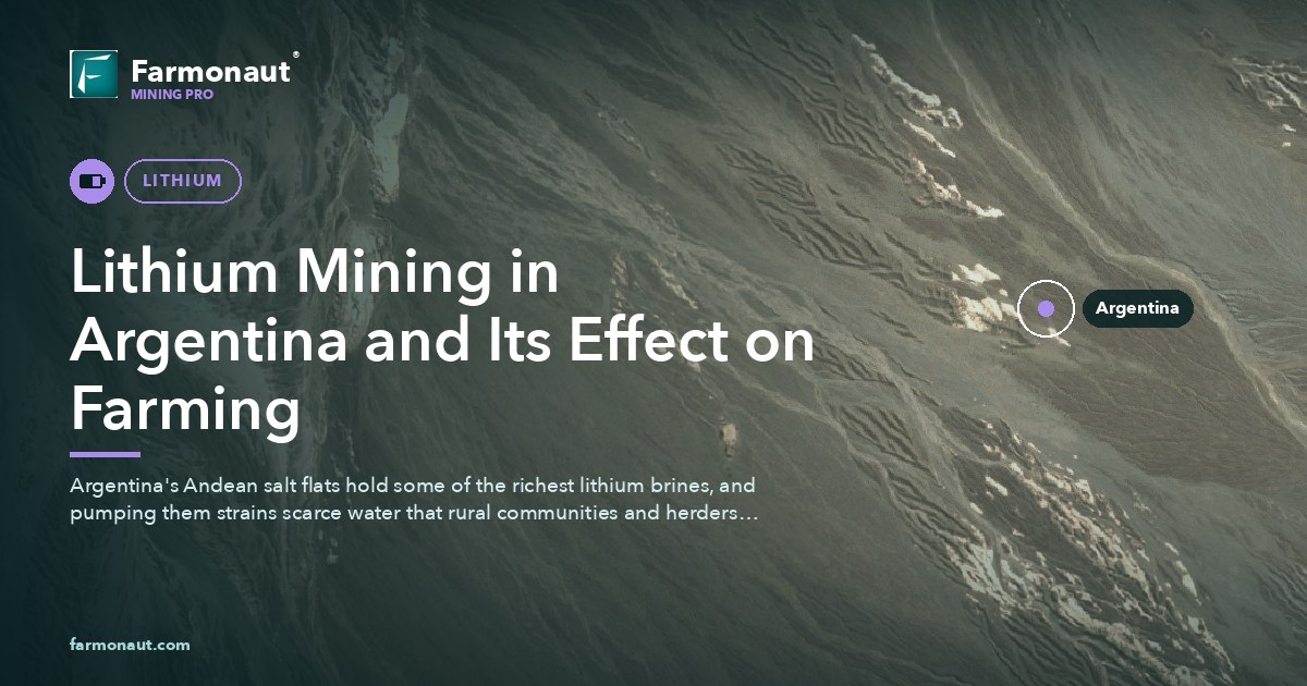 Lithium Mining In Argentina And Its Effect On Farming