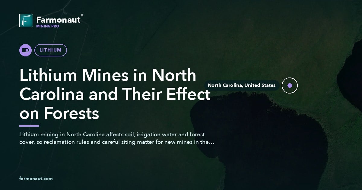 Lithium Mines In North Carolina And Their Effect On Forests