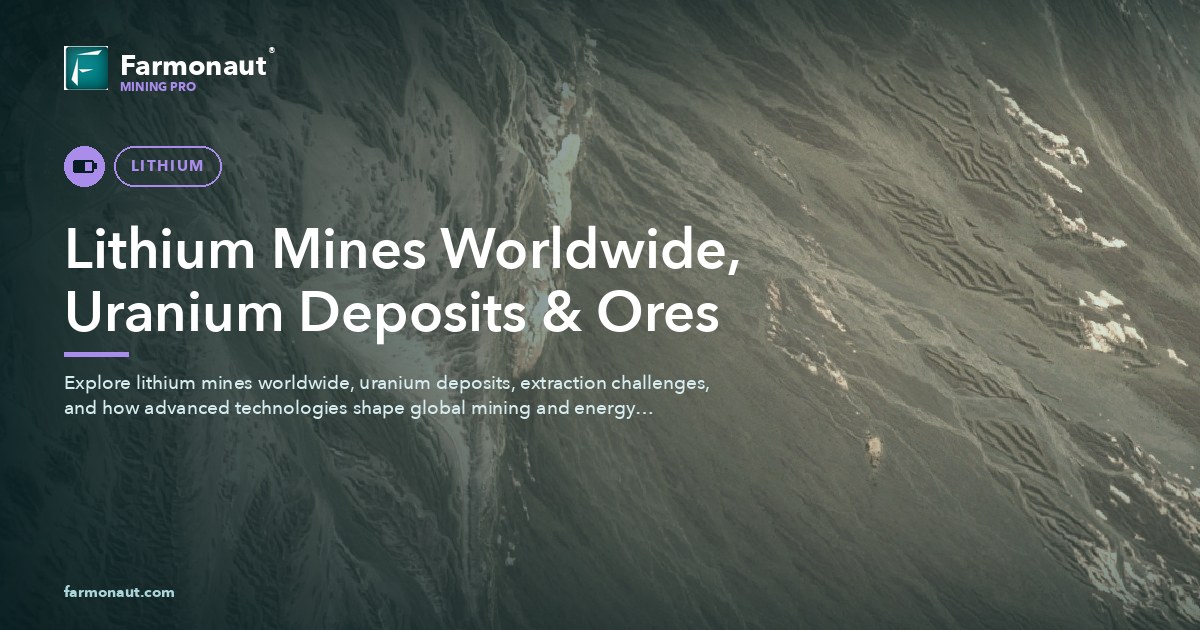 Lithium Mines Worldwide, Uranium Deposits &Amp; Ores