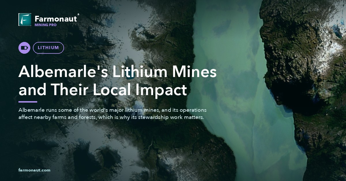 Albemarle'S Lithium Mines And Their Local Impact