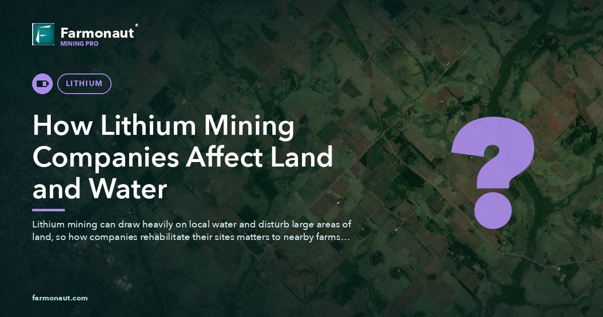How Lithium Mining Companies Affect Land And Water