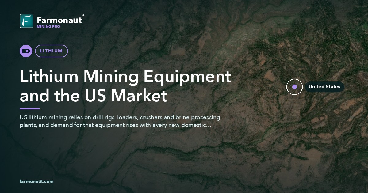Lithium Mining Equipment And The Us Market
