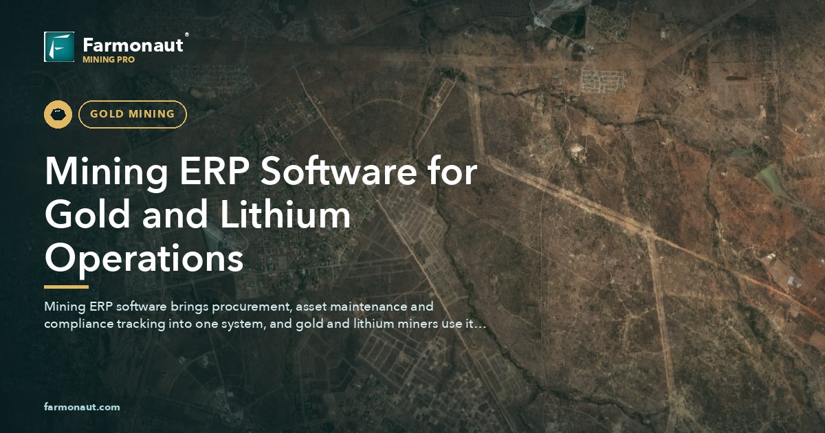 Mining Erp Software For Gold And Lithium Operations