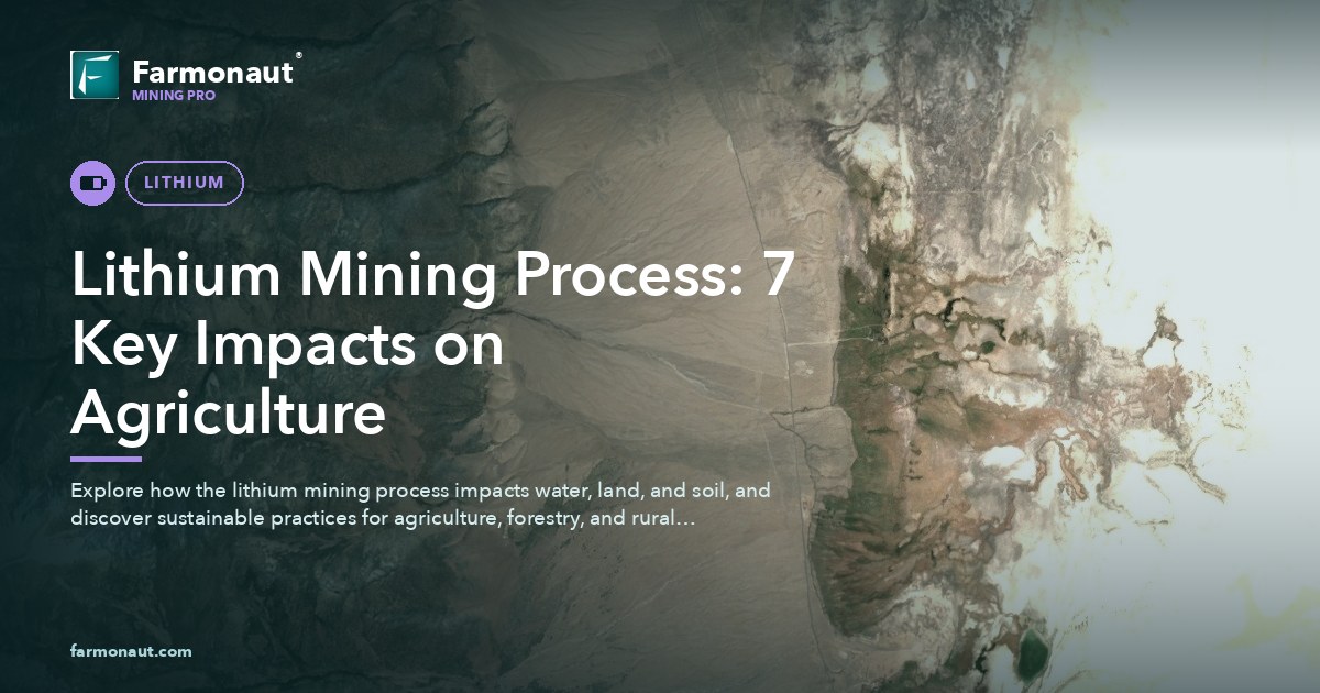 Lithium Mining Process: 7 Key Impacts On Agriculture