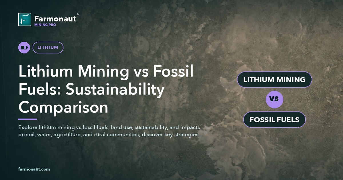 Lithium Mining Vs Fossil Fuels: Sustainability Comparison 169 Lithium Mining Vs Fossil Fuels: Sustainability Comparison
