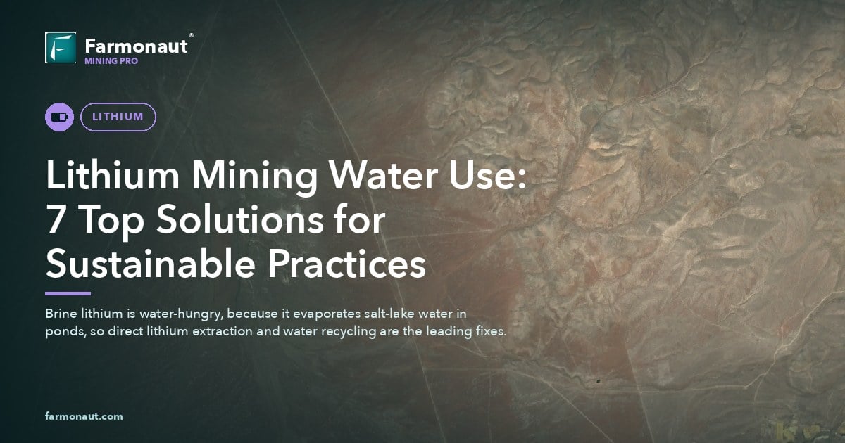 Lithium Mining Water Use: 7 Top Solutions For Sustainable Practices