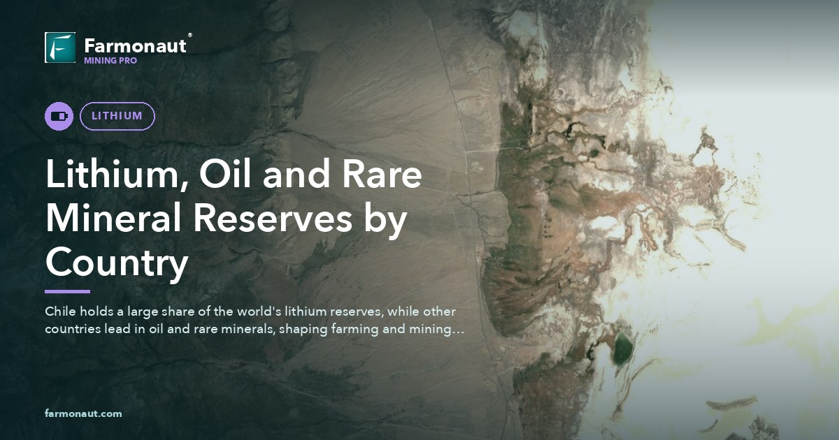Lithium, Oil And Rare Mineral Reserves By Country