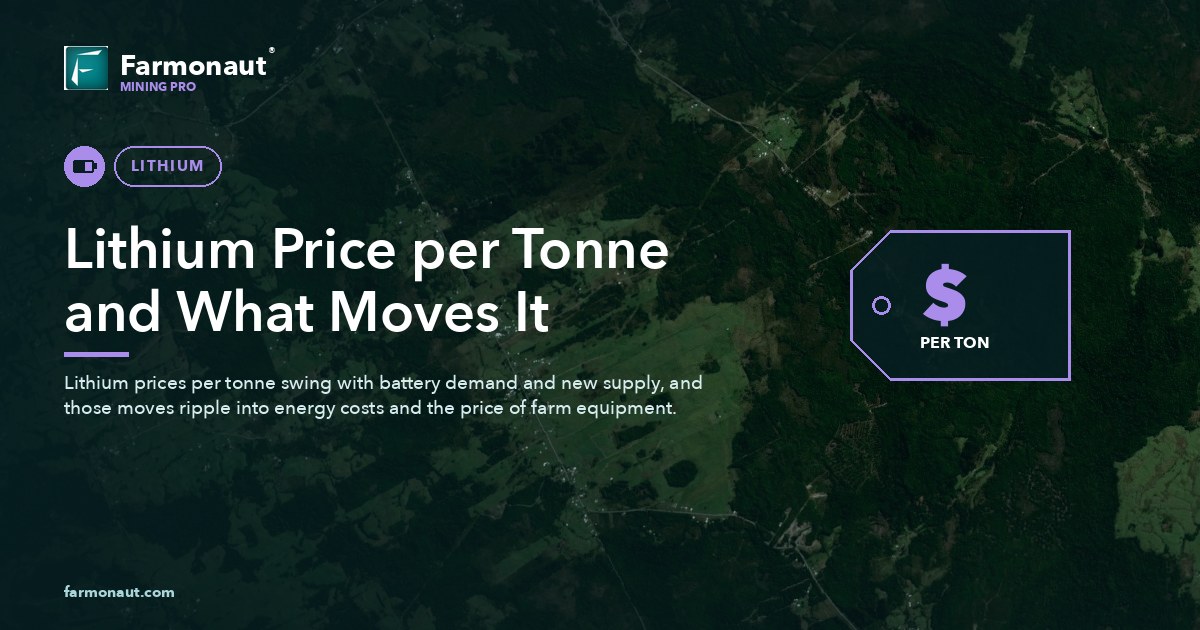 Lithium Price Per Tonne And What Moves It