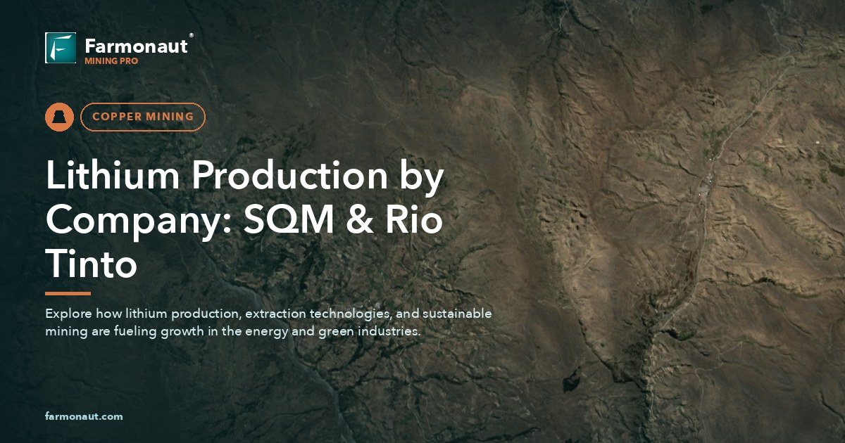 Lithium Production By Company: Sqm &Amp; Rio Tinto