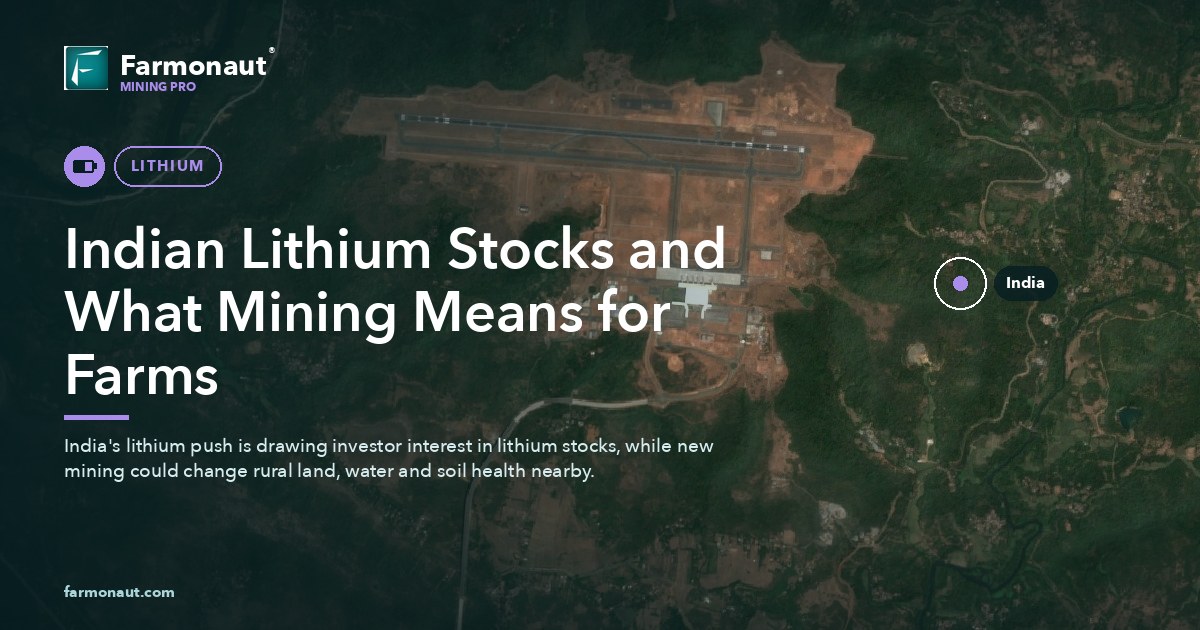Indian Lithium Stocks And What Mining Means For Farms