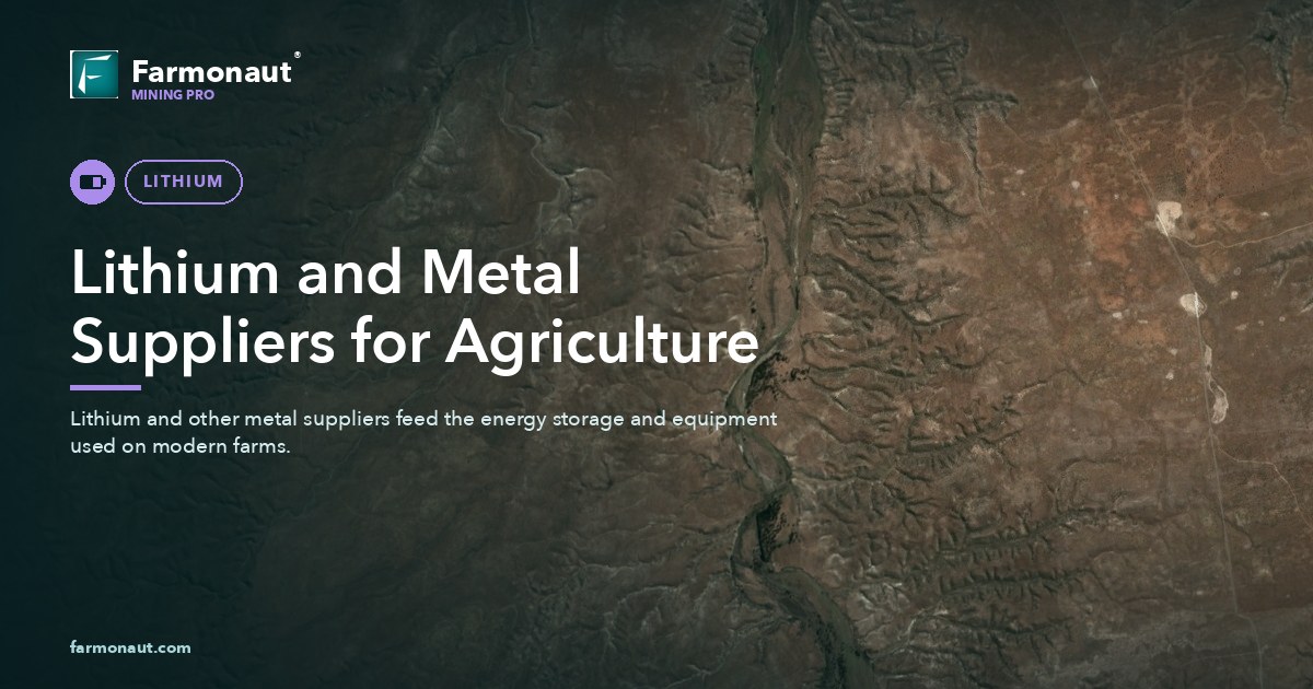 Lithium And Metal Suppliers For Agriculture