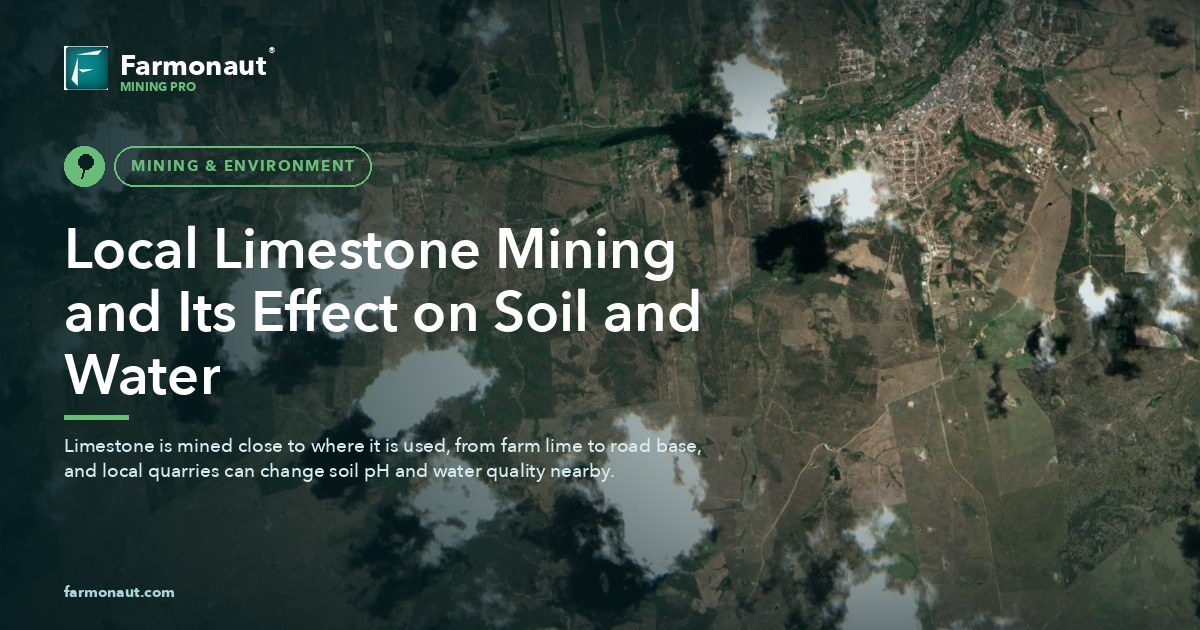 Local Limestone Mining And Its Effect On Soil And Water